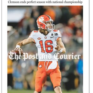 The Post and Courier Clemson NCAA 2018 National Football Championship Front Page Poster 4