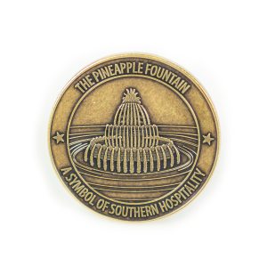 Commemorative Coin #6: Pineapple Fountain  (Antique Brass)