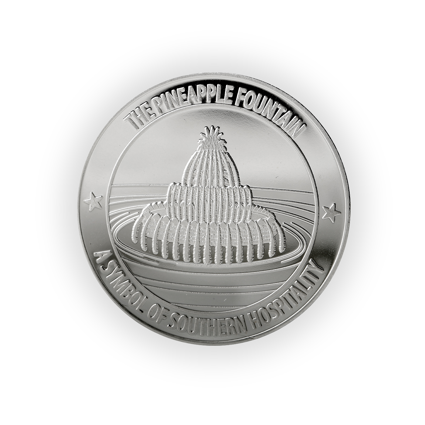 Commemorative Coin #6: Pineapple Fountain (.999 Silver)