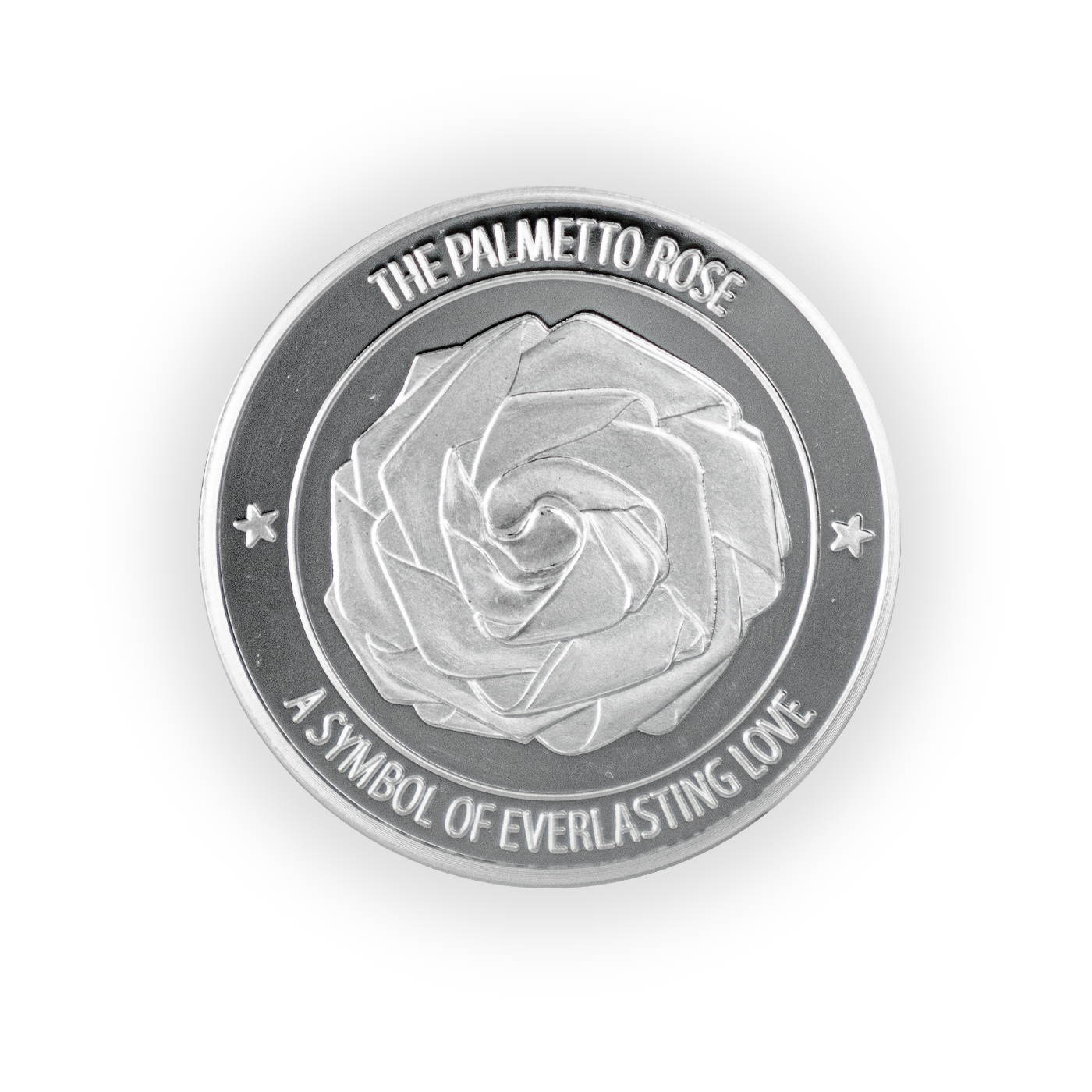 Commemorative Coin #2: The Palmetto Rose (.999 Silver)