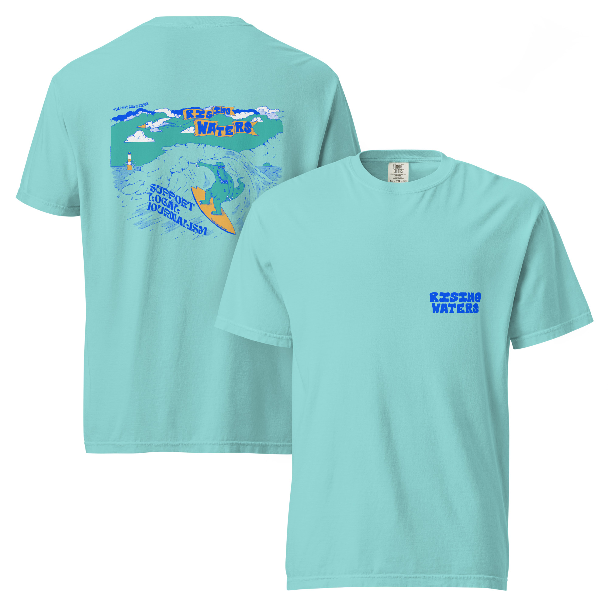 Rising Waters x Jack Thornbury: Limited Edition Surf T-Shirt - Image 16